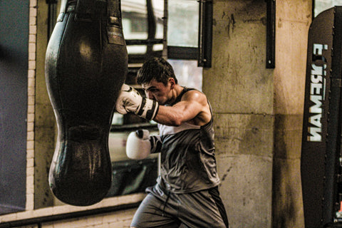 Training with a Punching Bag - Wicked Boxing