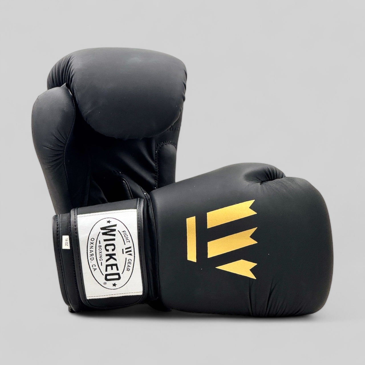 Wicked Boxing ボクシングショーツ ネイビー Premium Boxing Shorts - Comfortable & Durable Design